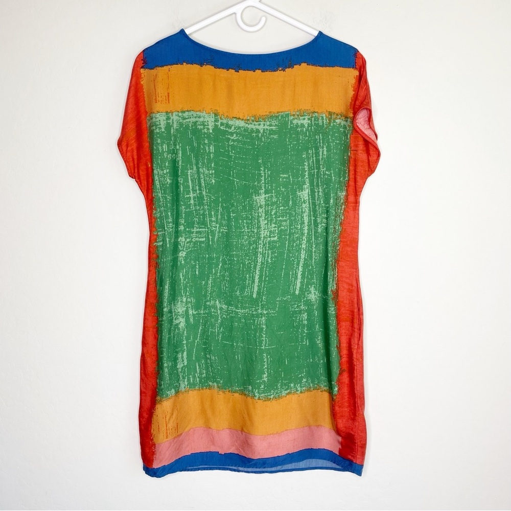 Boden Florence Colorblock Shift Dress Size 4